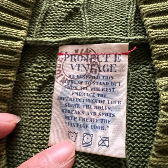 Project E Vintage - hooded cardigan. Size M - Picture 4 of 6